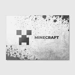 Холст прямоугольный Minecraft - white gradient по-горизонтали, цвет: 3D-принт — фото 2