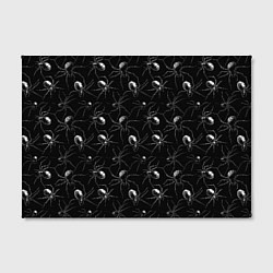 Холст прямоугольный Паттерн с пауками, цвет: 3D-принт — фото 2