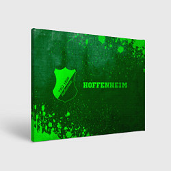 Холст прямоугольный Hoffenheim - green gradient по-горизонтали, цвет: 3D-принт