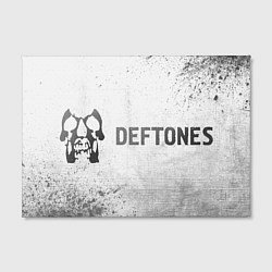 Холст прямоугольный Deftones - white gradient по-горизонтали, цвет: 3D-принт — фото 2