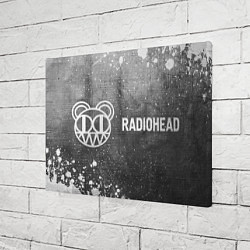 Холст прямоугольный Radiohead - grey gradient по-горизонтали, цвет: 3D-принт — фото 2
