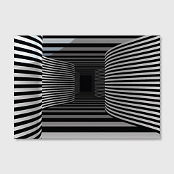 Холст прямоугольный Коридор - оптическая иллюзия, цвет: 3D-принт — фото 2