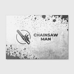 Холст прямоугольный Chainsaw Man - white gradient по-горизонтали, цвет: 3D-принт — фото 2