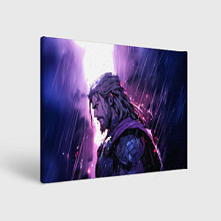 Холст прямоугольный Thor - Neon rain, цвет: 3D-принт