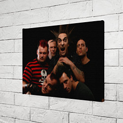 Холст прямоугольный Король и шут - вся группа, цвет: 3D-принт — фото 2