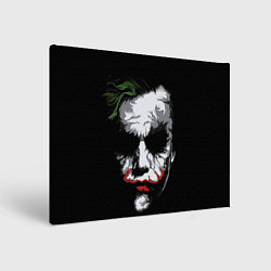 Холст прямоугольный Joker - хит леджер, цвет: 3D-принт