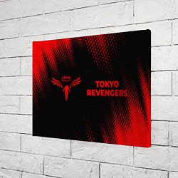 Холст прямоугольный Tokyo Revengers - red gradient по-горизонтали, цвет: 3D-принт — фото 2