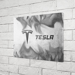 Холст прямоугольный Tesla - white gradient по-горизонтали, цвет: 3D-принт — фото 2