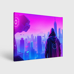 Картина прямоугольная Кибер вселенная