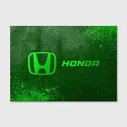 Холст прямоугольный Honda - green gradient по-горизонтали, цвет: 3D-принт — фото 2