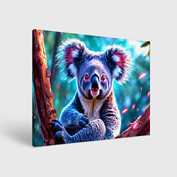 Холст прямоугольный Большая коала, цвет: 3D-принт