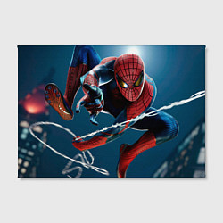 Холст прямоугольный Спайдермен паутина, цвет: 3D-принт — фото 2