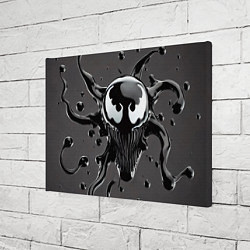 Холст прямоугольный Морда Венома - ядовитая слизь, цвет: 3D-принт — фото 2