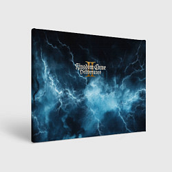 Картина прямоугольная Kingdom Come Deliverance 2 синие молнии