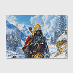 Холст прямоугольный Assassins Creed охотник, цвет: 3D-принт — фото 2