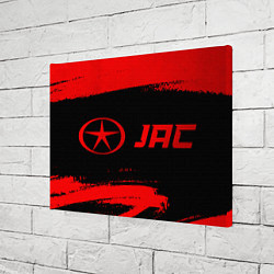Холст прямоугольный JAC - red gradient по-горизонтали, цвет: 3D-принт — фото 2