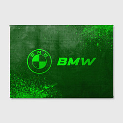 Холст прямоугольный BMW - green gradient по-горизонтали, цвет: 3D-принт — фото 2