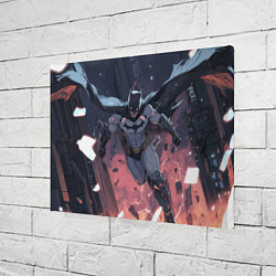 Холст прямоугольный Полет Бэтмена, цвет: 3D-принт — фото 2
