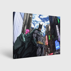 Холст прямоугольный Страж города Бэтмен, цвет: 3D-принт