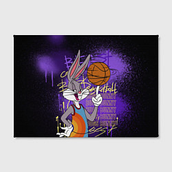 Холст прямоугольный Багз Банни - Looney Tunes, цвет: 3D-принт — фото 2