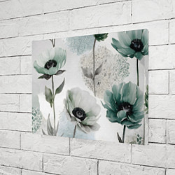 Холст прямоугольный Светлый цветочный паттерн, цвет: 3D-принт — фото 2