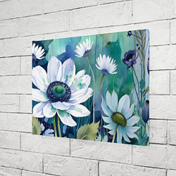 Холст прямоугольный Поляна с ромашками, цвет: 3D-принт — фото 2