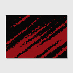 Холст прямоугольный The color is red and black, цвет: 3D-принт — фото 2