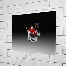 Холст прямоугольный Sergey Bobrovsky is goalkeeper of the Florida Pant, цвет: 3D-принт — фото 2