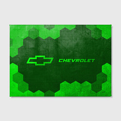 Холст прямоугольный Chevrolet - green gradient по-горизонтали, цвет: 3D-принт — фото 2