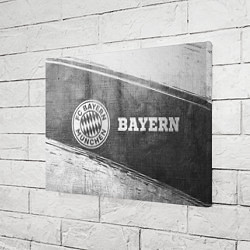 Холст прямоугольный Bayern - grey gradient по-горизонтали, цвет: 3D-принт — фото 2