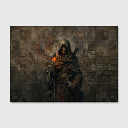 Холст прямоугольный Бродячий воин-скелет, цвет: 3D-принт — фото 2