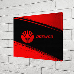 Холст прямоугольный Daewoo - red gradient по-горизонтали, цвет: 3D-принт — фото 2