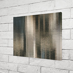 Холст прямоугольный Размытые серо-бежевые полосы, цвет: 3D-принт — фото 2