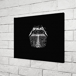 Холст прямоугольный Metallica - lightnings in metropolis, цвет: 3D-принт — фото 2