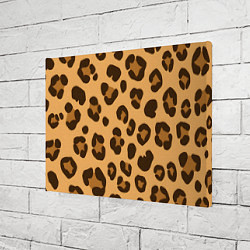 Холст прямоугольный Коричневые пятна леопарда, цвет: 3D-принт — фото 2