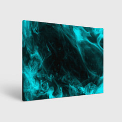 Холст прямоугольный Neon smoke, цвет: 3D-принт
