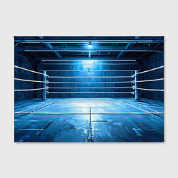 Холст прямоугольный Синий ринг, цвет: 3D-принт — фото 2