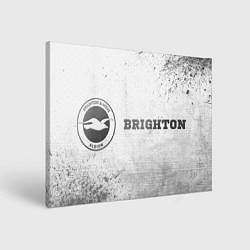 Холст прямоугольный Brighton - white gradient по-горизонтали, цвет: 3D-принт