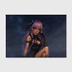 Холст прямоугольный Ситлали со звездами - Genshin Impact, цвет: 3D-принт — фото 2