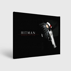Холст прямоугольный Агент 47 - Хитман, цвет: 3D-принт