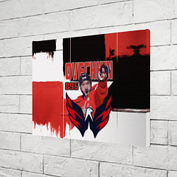 Холст прямоугольный Александр Овечкин 895 голов, цвет: 3D-принт — фото 2