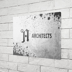 Холст прямоугольный Architects - white gradient по-горизонтали, цвет: 3D-принт — фото 2