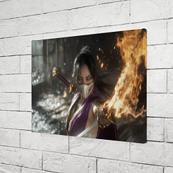 Холст прямоугольный Mileena Mortal kombat, цвет: 3D-принт — фото 2