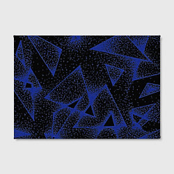 Холст прямоугольный Triangles with dots, цвет: 3D-принт — фото 2
