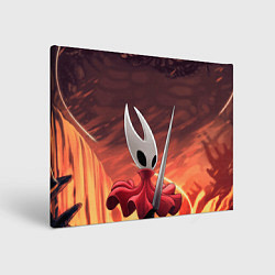 Холст прямоугольный Полый рыцарь Hollow knight silksong, цвет: 3D-принт