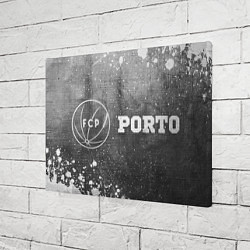 Холст прямоугольный Porto - grey gradient по-горизонтали, цвет: 3D-принт — фото 2
