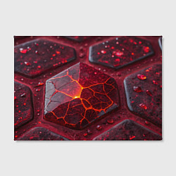 Холст прямоугольный Горящие рубины, цвет: 3D-принт — фото 2