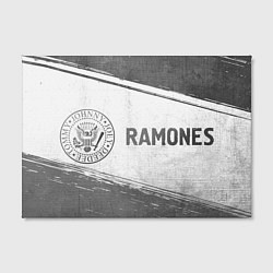Холст прямоугольный Ramones - white gradient по-горизонтали, цвет: 3D-принт — фото 2
