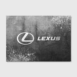 Холст прямоугольный Lexus - grey gradient по-горизонтали, цвет: 3D-принт — фото 2