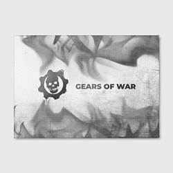 Холст прямоугольный Gears of War - white gradient по-горизонтали, цвет: 3D-принт — фото 2